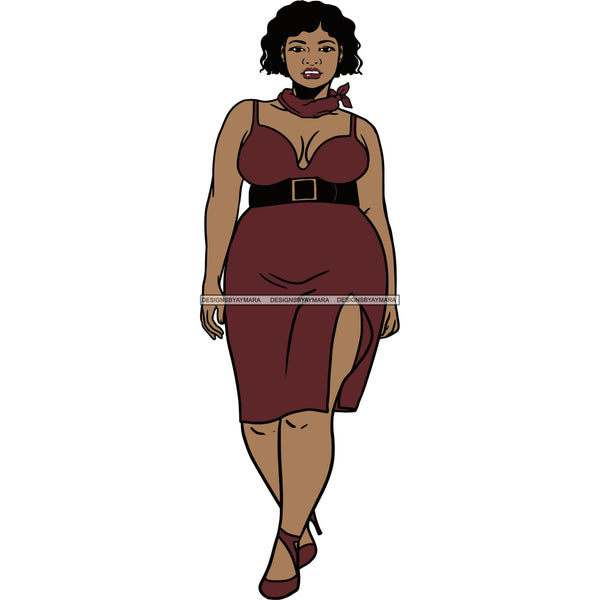 Afro Woman SVG Melanin Nubian Color Cutting Files