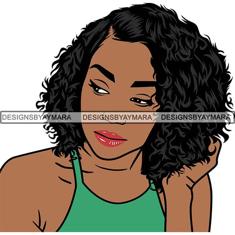 Afro Woman Goddess Diva Melanin Love Sensual .SVG Cut Files For Silhouette and Cricut and More!