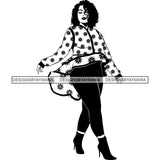 Afro Lady Black Goddess Melanin Dark Latina Morena SVG Files For Cutting and More!