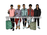 Man Getaway Trip Friends PNG File For Print Not For Cutting