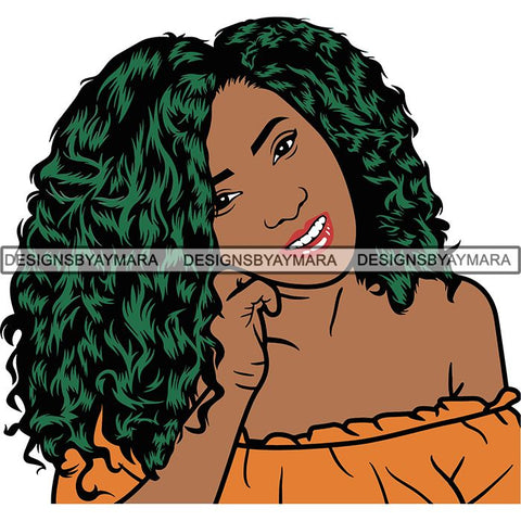 Afro Woman Goddess Diva Melanin Love Sensual .SVG Cut Files For Silhouette and Cricut and More!