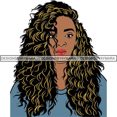 Afro Woman Goddess Diva Melanin Love Sensual .SVG Cut Files For Silhouette and Cricut and More!