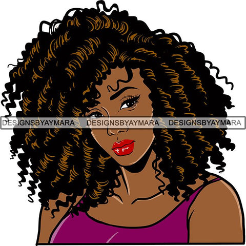 Afro Melanin Popping Nubian Queen SVG Cutting Files For Silhouette Cricut and More