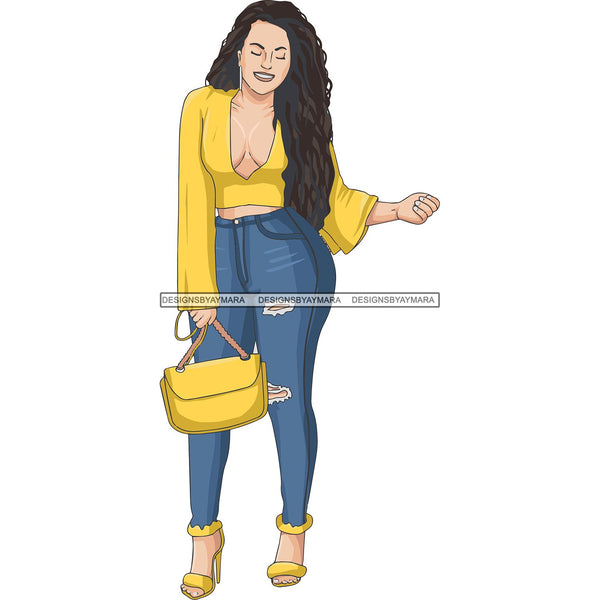 Afro Woman SVG Melanin Nubian Color Cutting Files