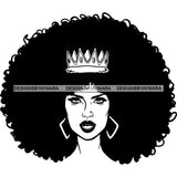 Afro Woman Goddess Hot Seller Design SVG Cutting Files