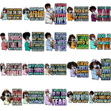 Bundle 20 Afro Lola Nurse Doctor Save Life Hero Quotes Wearing Mask Protection Flexing Strong Medical Occupation SVG Cutting Files