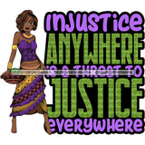 Afro Lola Black History Month Quotes .SVG Clipart Vector Cutting Files For Circuit Silhouette Cricut and More!