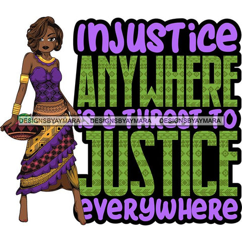 Afro Lola Black History Month Quotes .SVG Clipart Vector Cutting Files For Circuit Silhouette Cricut and More!