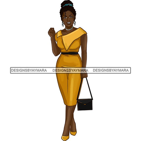 Fashion Diva Glamour Afro Classy Sexy Lady SVG PNG JPG Vector Files For Cutting and More