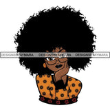 Afro Lola Boss Lady Quotes SVG Cutting Files For Silhouette Cricut and More
