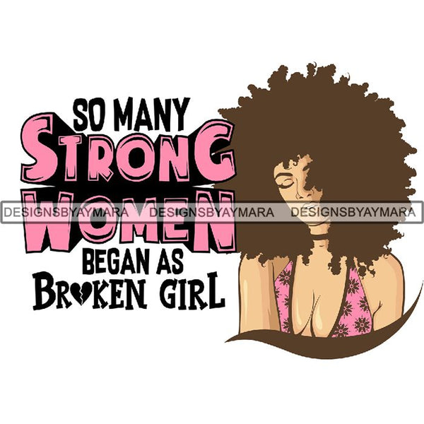 Afro Lady Queen Goddess Melanin Nubian .PNG Print Files Not For Cutting