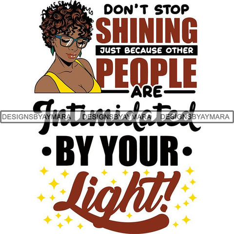 Afro Boss Lady Lord Life Quotes SVG Files For Cutting and More