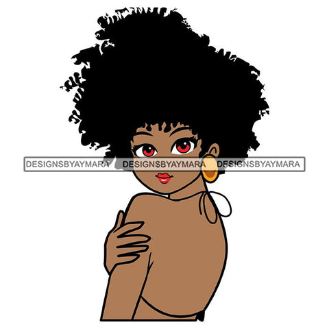 Afro Cute Lady Sassy Classy Melanin Sisi .SVG Cutting Files