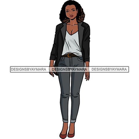 Fashion Diva Glamour Afro Classy Sexy Lady SVG PNG JPG Vector Files For Cutting and More