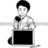 Back to School Kid Student Education Supplies .SVG Cut Files for Silhouette and Cutting
