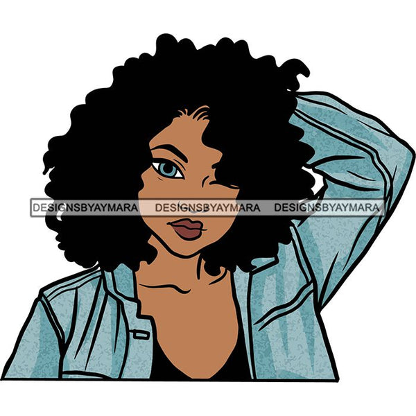 Afro African American Lady Woman Classy Nubian SVG Cutting Files