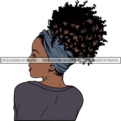 Afro Melanin Popping Nubian Queen SVG Cutting Files For Silhouette Cricut and More