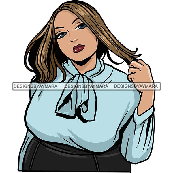 Attractive BBW Nubian Melanin Popping Beautiful African American Big Woman SVG Cutting Files