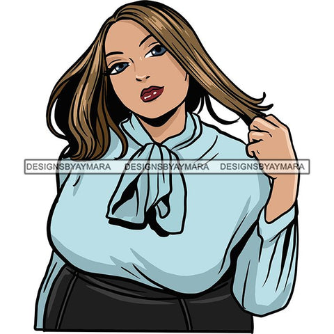 Attractive BBW Nubian Melanin Popping Beautiful African American Big Woman SVG Cutting Files