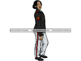 Military Woman USA Proud Melanin PNG Files For Print Not For Cutting