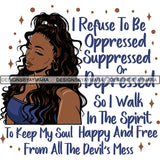 Afro Independent Successful Woman SVG Cutting Files For Silhouette Cricut and More
