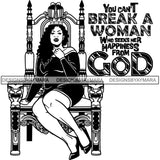 Afro Queen Goddess Melanin Nubian Glamour .SVG Cutting Files For Silhouette and Cricut