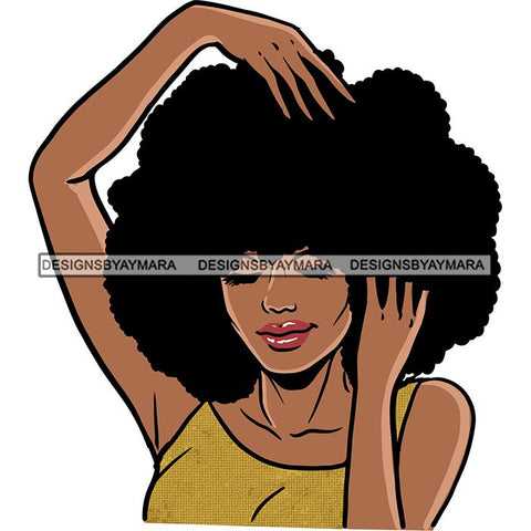 Afro African American Lady Woman Classy Nubian SVG Cutting Files
