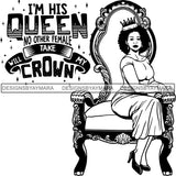 Afro Queen Goddess Melanin Nubian Glamour .SVG Cutting Files For Silhouette and Cricut