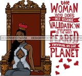 Afro Queen Goddess Melanin Nubian Glamour .PNG Print Files Not For Cutting