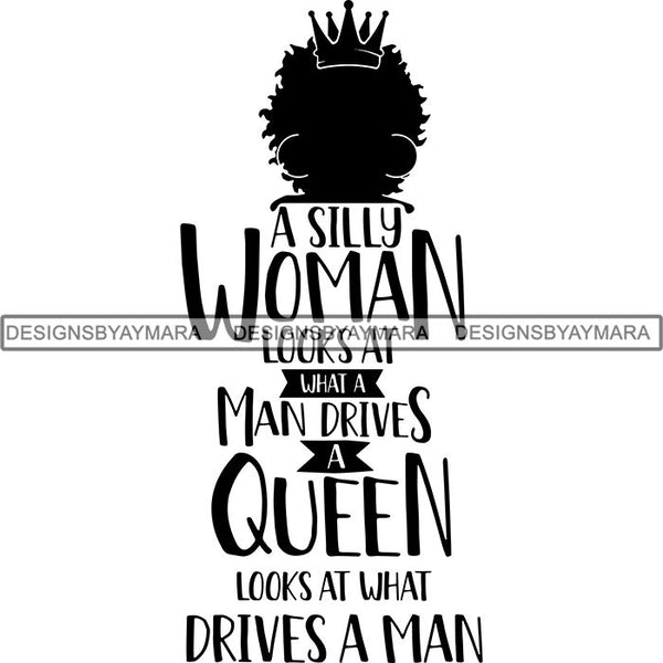 Black Queen Nubian Melanin Quotes .SVG Files For Silhouette and Cricut