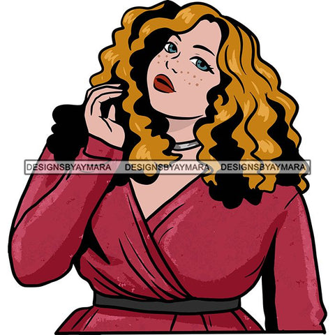 Attractive BBW Nubian Melanin Popping Beautiful African American Big Woman SVG Cutting Files