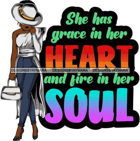 Afro Lola Flow Too Strong Life Quotes Elegant Woman Glamour Sexy Confident Lady .SVG Clipart Vector Cutting Files