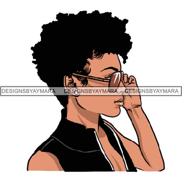 Afro Woman SVG Melanin Cutting Files For Cricut Silhouette and More