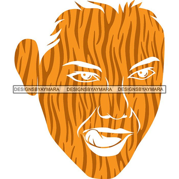 Sensual Woman Silhouette African Wildlife Proud Roots Safari Savanna Africa Continent Exotic Scenic SVG Cutting Files