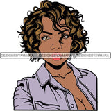 Afro Latina Woman SVG Cutting Files For Silhouette Cricut and More