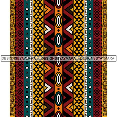 Kente African Pattern African American Culture PNG Print Files Not For Cutting