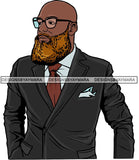 Attractive Black Man Bearded Hipster Model Fashion Male Guy Hombre Masculino Guapo Stylish Close-up Sexy Macho Manly SVG Files For Cutting