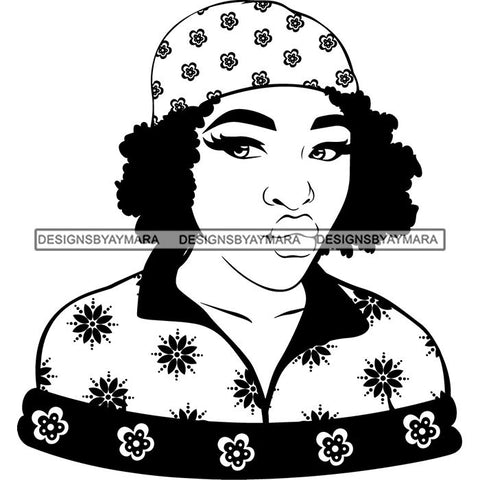 Afro Nubian Melanin Popping Kinky Hair Beautiful African American Woman SVG Cutting Files