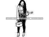 Afro Beautiful Woman Goddess Diva Classy Lady .SVG Cut Files For Silhouette and Cricut