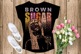 Brown Sugar Melanin Woman Sparkles African American Female Nubian Designs For T-Shirts Sublimation Print Cut Cutting SVG PNG JPG Vector Files