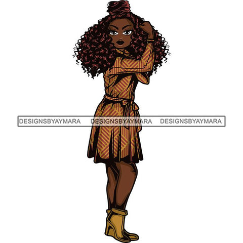 Afro Strong Classy Lola Flexing Believe in Yourself .SVG Cutting Files For Silhouette and Cricut and More!