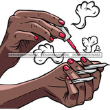 Weed Leaf Dope Cannabis Medical Marijuana Joint Blunt High Life SVG Cutting Files