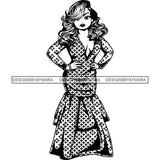 Afro Lola Boss Fashion Diva Glamour .SVG Cutting Files For Silhouette and Cricut and More!