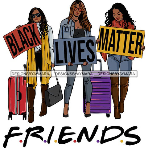 Ladies Getaway Vacation Trip Travel Adventure Best Friends Forever Buddy Sister Divas Melanin Girlfriends SVG Files For Cutting and More!