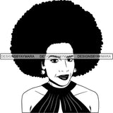 Afro Latina Woman SVG Cutting Files For Silhouette Cricut and More