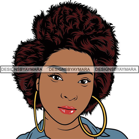 Afro Woman Goddess Diva Melanin Love Sensual .SVG Cut Files For Silhouette and Cricut and More!