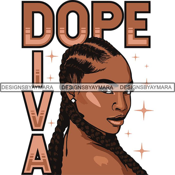 Afro Melanin Popping Blessed Life Quotes SVG Cutting Files For Silhouette Cricut and More