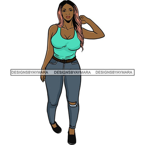 Fashion Diva Glamour Afro Classy Sexy Lady SVG PNG JPG Vector Files For Cutting and More