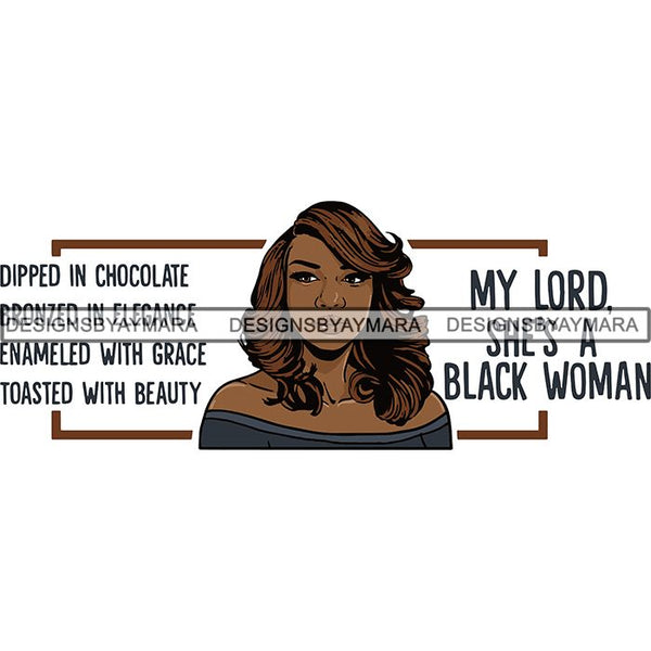 Afro Independent Successful Woman SVG Cutting Files For Silhouette Cricut and More