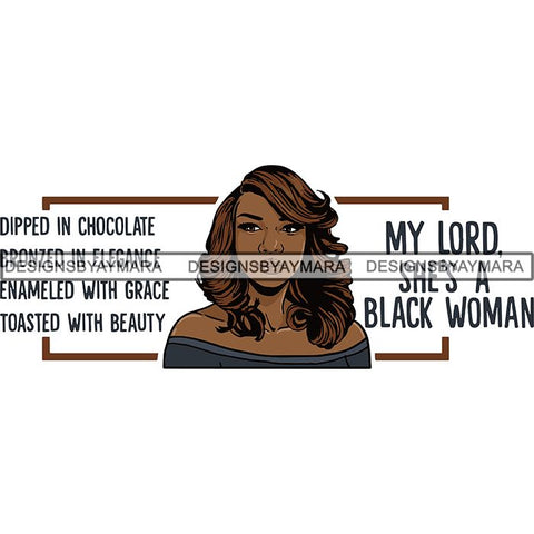 Afro Independent Successful Woman SVG Cutting Files For Silhouette Cricut and More